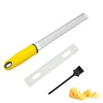 HAOYIHY Limon Kabuğu ve Rende Parmesan Peyniri Limon, Sarımsak, Hindistan Cevizi, Çikolata, Meyve, Sebze, Zencefil Rende - Peynir Parçalayıcı, Paslanmaz Çelik