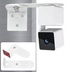 Haoyou Wyze Cam Pan V3/V2 için Döner Dış Köşe Duvar Montaj Braketi, Yapıştırıcı Matkap Yok Kurulum Kör Noktaları Azaltır ve En İyi Görünümü Elde Edin (2 Paket Beyaz)