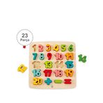 Hape 23 Parça Chunky Puzzle Matematik Yapbozu