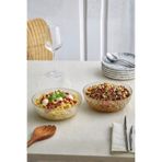 hapeed Bond Model Cam Sunumluk Salata Kasesi 2'li Set