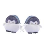 HAPINARY 2 Adet Bozuk Para Cüzdanı Küçük Çanta Sıhhi Peçete Tutucu Penguen Bozuk Para Çantası Cüzdanı Değiştir Tüylü Makyaj Çantası Ruj Kılıfı Yürümeye Başlayan Çocuk Minyatür Peluş Bebek
