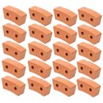 HAPINARY 30 mini tuğlalar kum masa tuğlası mini kırmızı tuğlalar mini bricks model yapı taşları simülasyon tuğlası tuğlalar Manuel Duvarcı sahne bloklar çocuk Ayarlamak