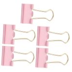 HAPINARY 5 Adet Elliot Klasörü Klipler Paperclips Kağıt Kelepçeler Bağlayıcı Ataşlar Bağlama Klipsleri Orta Bağlayıcı Klipsler Klasör Klips Çeşitleri Ataç Minik Ataşlar Metal Light Green