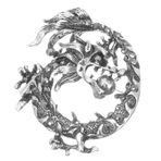 HAPINARY Ejderha Broş Yenilik Yaka Iğnesi Ejderha Yaka Iğnesi Erkekler Için Yaka Iğnesi Metal Hırka Klip Kazak Kral Iğnesinin Eli Ejderha Pimi Eski Şapka Alaşım Adam Sırt Çantası Nostaljik