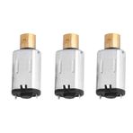 Hapivida 3 Adet DC Titreşim Motoru, 1.5V 3V 6V 1000RPM Küçük Elektrik Motoru Mikro Titreşimli Motor