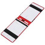 Hapivida PU Deri Golf Puan Kartı, Golf Puan Sayacı Kart Tutucu Kitap Yardage Tutucu Kılıf Puan Kartları Kalem ile Spor Aksesuarları 14.4x4.5 inç (Gümüş)