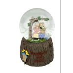 Happiness And Warm - Sevimli İhtiyar Çift Işıklı ve Müzikli Kar Küresi