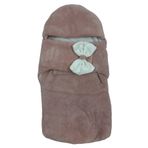 Happy Baby Dikiş Atölyesi 0-12 Ay İçi Elyaflı Peluş Welsoft Kapüşonlu Dış Bebek Kundak Kundağı Battaniyesi Kışlık Uyku Tulumu