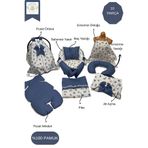 Happy Baby Dikiş Atölyesi 10’lu Babynest Puset Örtüsü Alt Açma Emzirme Yastığı Emzirme Önlüğü Ana Kucağı