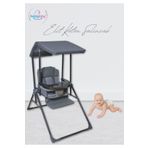 Happy Baby Elit Keten Salıncak - Kademeli -mama Tablalı - Mama Sandalyesi - Çocuk Bebek Salıncağı