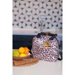 Happy Bear Termal Çanta Yemek Taşıma Beslenme Çantası Isı Yalıtımlı Su Geçirmez - Leopar