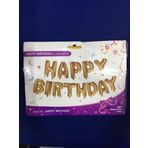 Happy Birthday Folyo Balon Altın Renk