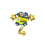 Happy Birthday Folyo Balon Set, 4