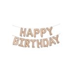 Happy Birthday Folyo Balon Set, BEJ