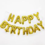 Happy Birthday Gold Folyo Balon Set