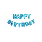 Happy Birthday Mavi Yıldızlı Folyo Balon 40 Cm dop15277155igo