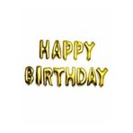 Happy Bırthday Set Balon, GOLD