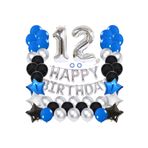 Happy Bırthday Yaş Balon Set, 12