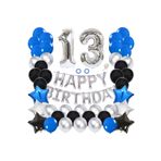 Happy Bırthday Yaş Balon Set, 13