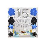 Happy Bırthday Yaş Balon Set, 15