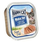 Happy Cat 100 Gr Minkas Duo Sığır Etli ve Somonlu Kedi Yaş Maması