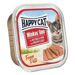 Happy Cat 100 Gr Minkas Duo Tavuklu ve Biftekli Kedi Yaş Maması