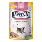 Happy Cat 85 Gr Meat in Sauce Kitten Junior Kümes Hayvanlı Kedi Yaş Maması