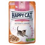 Happy Cat 85 Gr Meat in Sauce Kitten Junior Ördekli Kedi Yaş Maması
