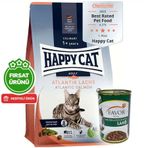 Happy Cat Atlantic Lachs Somonlu Kedi Maması 10 Kg + 5 Adet Favor Kuzu Konservesi 400 Gr