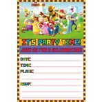 HAPPY CHOICES 40'lı Davetiye Seti Süper M Temalı Doğum Günü Davetiye Kartları - Hafif (230g), Mükemmel Parti Paketi için Kartpostal Tarzı Davetiyeler