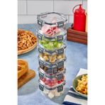 Happy Cooks 6'lı Sızdırmaz Silikon Contalı Kahvaltılık Saklama Kabı Seti