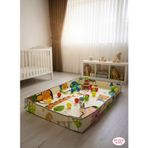 Happy Deer Katlanabilir Oyun Halısı Matı 2si 1 Arada 4 Kenar Havuz Çit Modeli- 120*180*0,7mm Taşıma Çantalı JHD-022