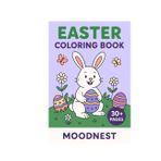 Happy Easter Coloring Book MoodNest Printable