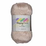 Happy Fiore Parlak Örgü İpi - 100 g / 230 m - Yün/Poliamid/Akrilik Karışımı - Parlak Dokulu, Yumuşak ve Dayanıklı (Bej)