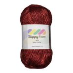 Happy Fiore Parlak Örgü İpi - 100 g / 230 m - Yün/Poliamid/Akrilik Karışımı - Parlak Dokulu, Yumuşak ve Dayanıklı (Kırmızı)