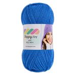 Happy Joy El Örgü İpi - Kürkçü Han, 100 gr / 300 m,%100 Akrilik, Hırka, Kazak, Atkı, Bere, Battaniye, Şal ve El Yapımı Hediyeler İçin Uygun (Koyu Mavi)