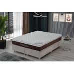 Happy Night Cool Mattress Süper Lüx Yaz & Kış Kullanımlı Pocket Yaylı Yatak - 150 x 200 cm - Beyaz - Antrasit