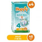 Happy No:4 Maxi 192 Adet Bebek Bezi