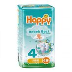 Happy No:4 Maxi 48 Adet Bebek Bezi