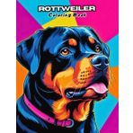 Happy Rottweilers Coloring Book: Playful Pups for Creative Coloring Fun!