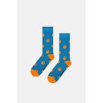Happy Socks - Basketbol Temalı Pamuklu Çorap - 41 - 46 - Çok Renkli