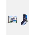 Happy Socks - Erkek Çok Renkli Kış Temalı Pamuklu 2’li Çorap Seti - 41 - 46