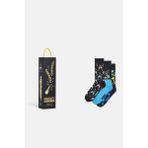 Happy Socks - Erkek Çok Renkli Kutlama Desenli 3’lü Çorap Seti - 41 - 46