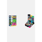 Happy Socks - Erkek Çok Renkli Marvel Avengers Figürlü 3\'lü Çorap Seti - 41 - 46