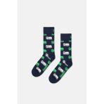 Happy Socks - Erkek Küçük Hayvan Desenli Pamuklu Çorap - 41 - 46 - Çok Renkli