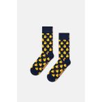 Happy Socks - Erkek Lacivert Ördek Desenli Pamuklu Çorap - 41 - 46 - 166-Lacivert