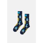 Happy Socks - Erkek Lacivert Star Wars Desenli Pamuklu Çorap - 41 - 46 - 166-Lacivert