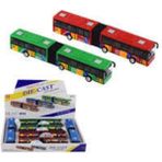 Happy Toys Çek Bırak Körüklü Metal Otobüs Renkli Oyuncak Araba 3+ Yaş İçin Eğlenceli Model