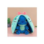 Happy Toys Stitch peluş oyuncak fermuarlı sürpriz peluş hediyelik uyku arkadaşı stitch peluş oyuncak