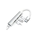 Happy Trend 4 Port Usb 3.0 Hub Çoklayıcı Yüksek Hızlı Super Speed Çoklayıcı Çoğaltıcı Çevirici Adaptör